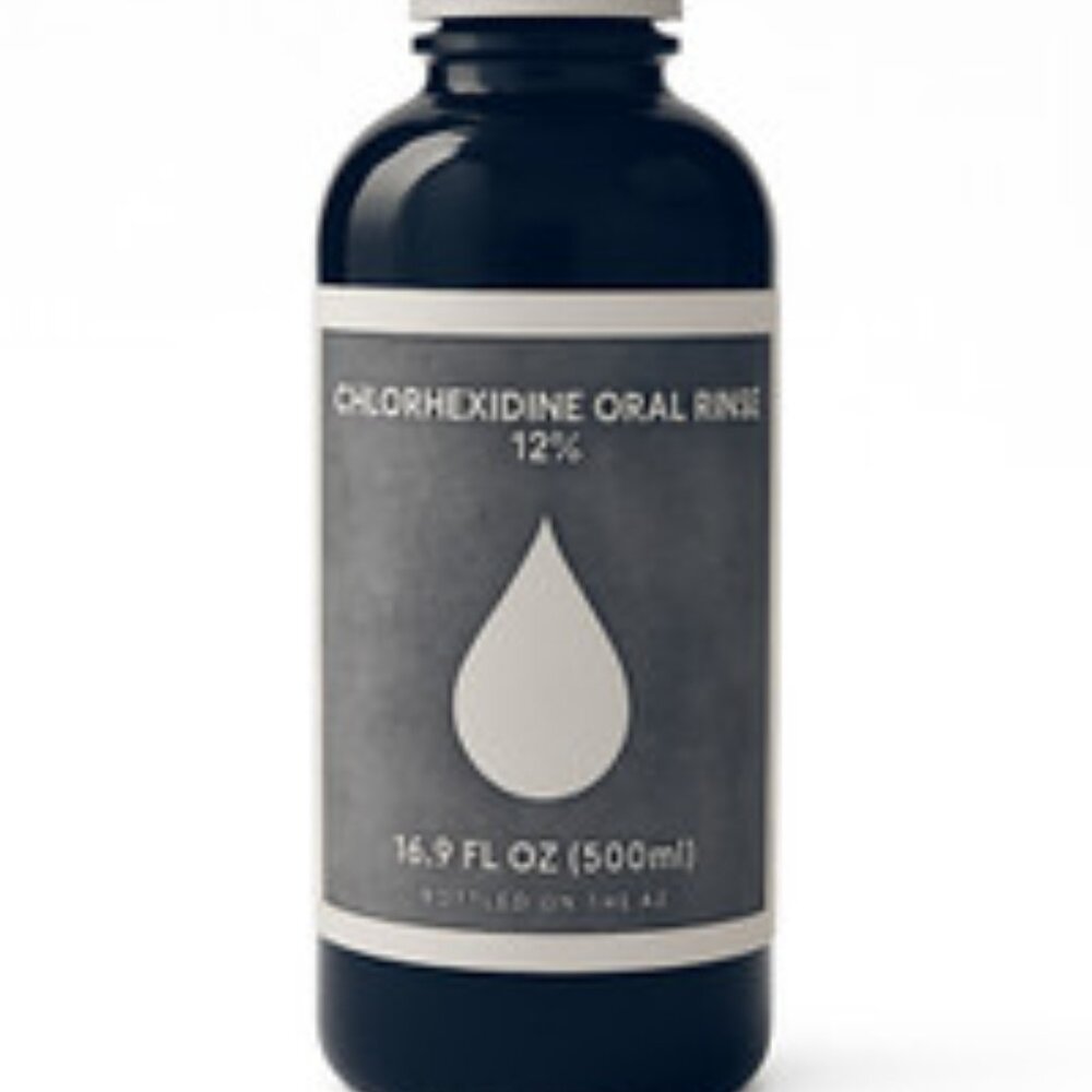 Dental Chlor 472ml 0,12% Chlorhexidine Antiseptic Cleansing Agent Bottle